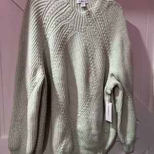 Liz Claiborne NWT Light Green Textured Knit Cardigan 3X‎